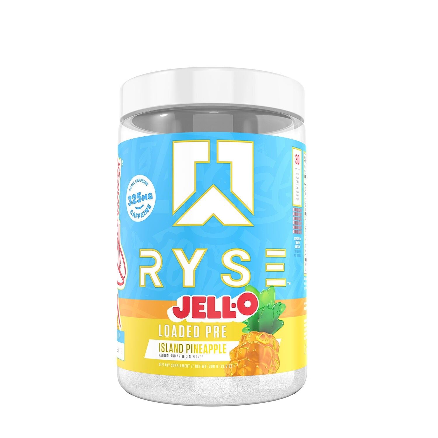 RYSE Loaded Pre - Jell-O Island Pineapple (30 Servings)