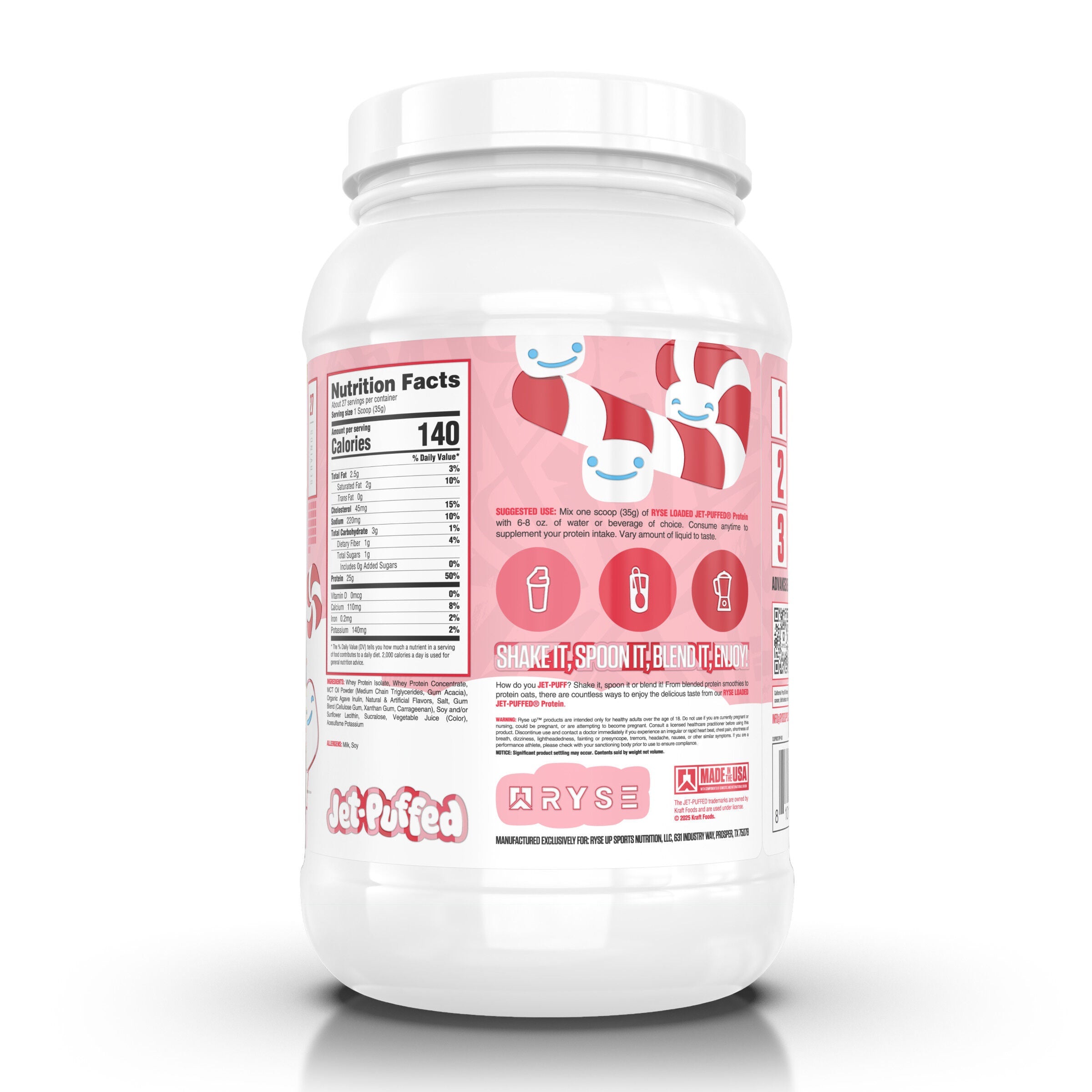 RYSE Loaded Protein - Jet-Puffed Peppermint (27 Servings)