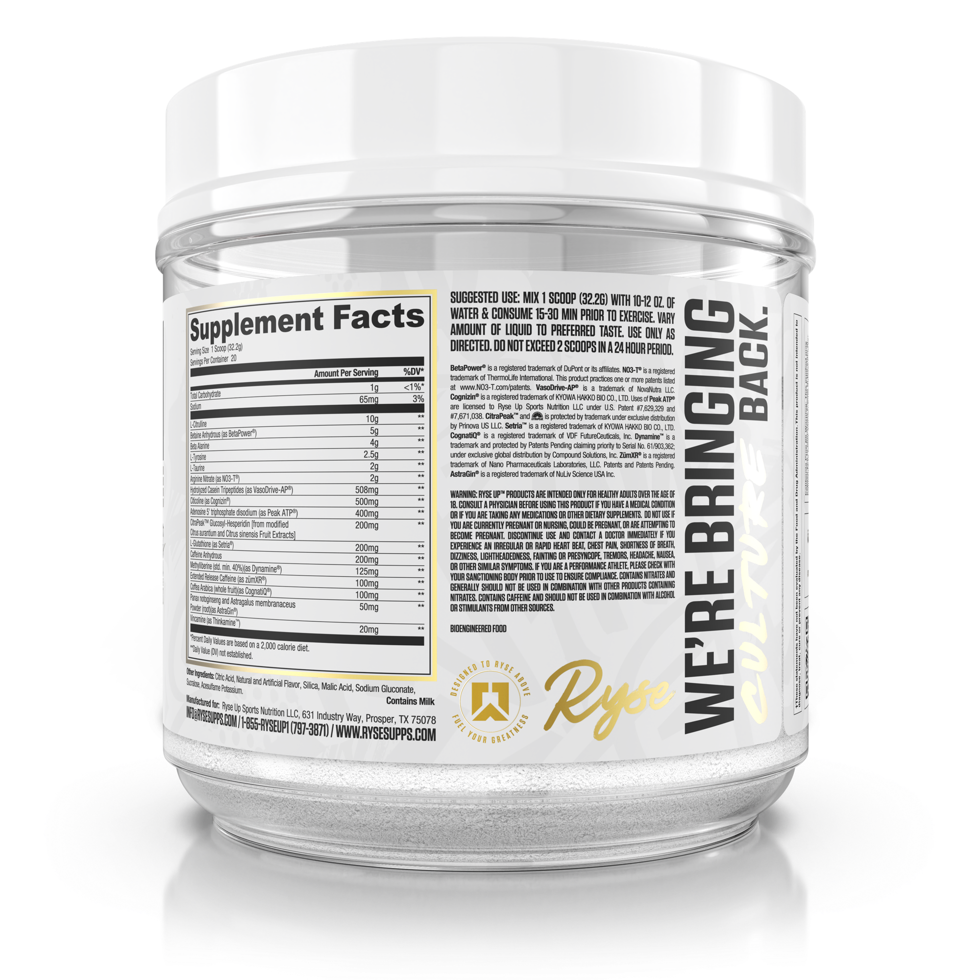 CEO Pre-Workout - Ready for Hydration Time