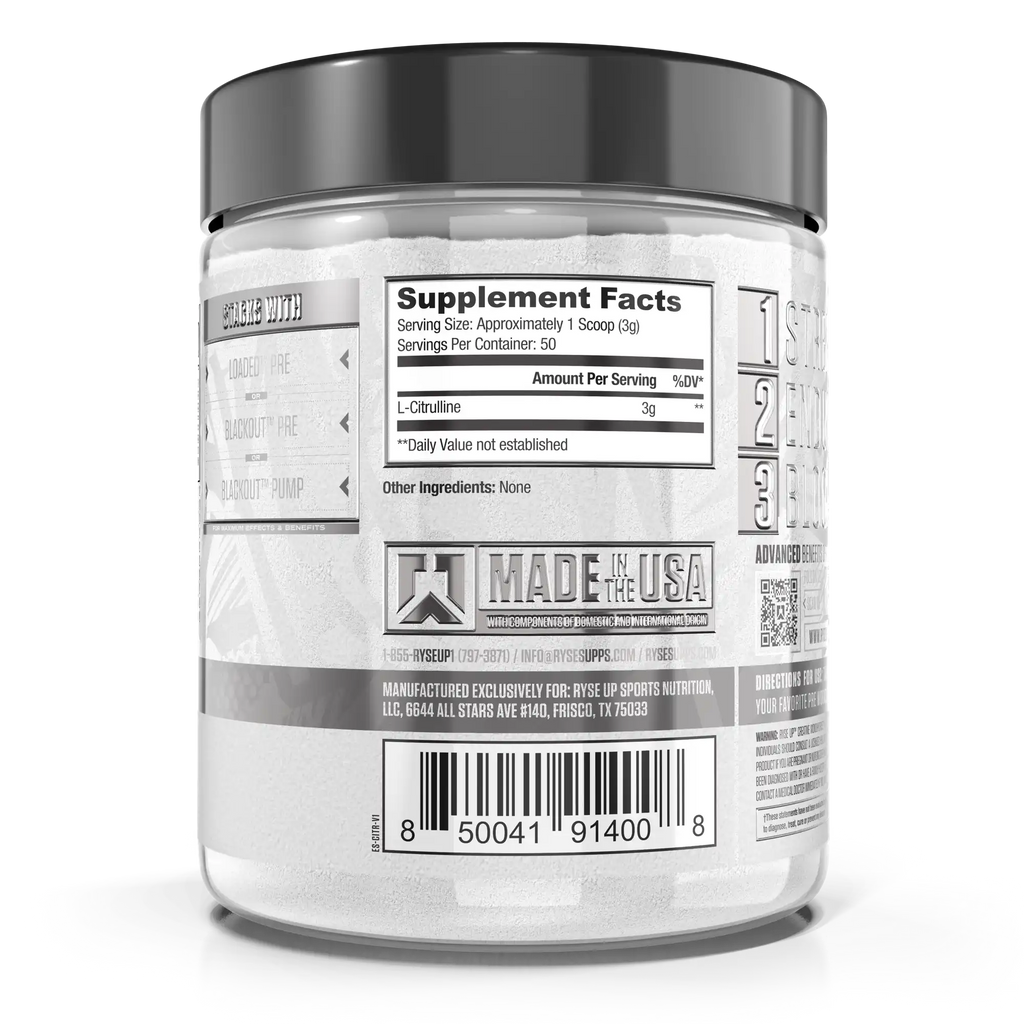 L-Citrulline - RYSE and Train